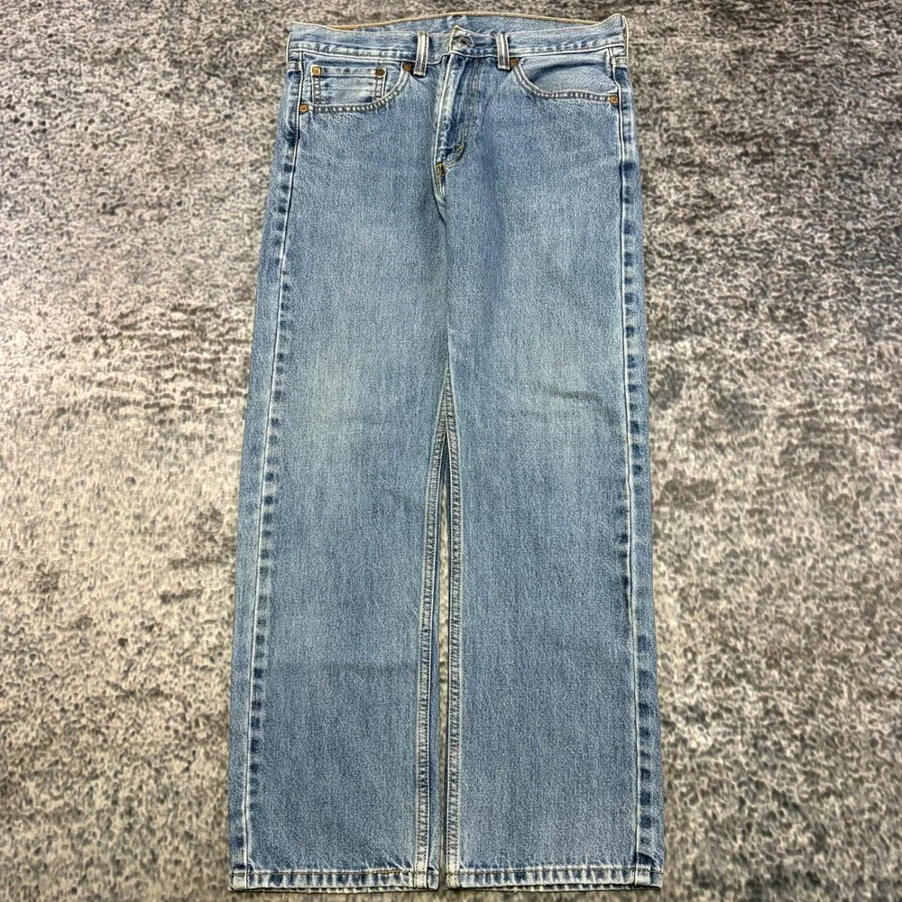 Levi's 505 Jeans Mens 32x29 Blue Straight Leg Denim